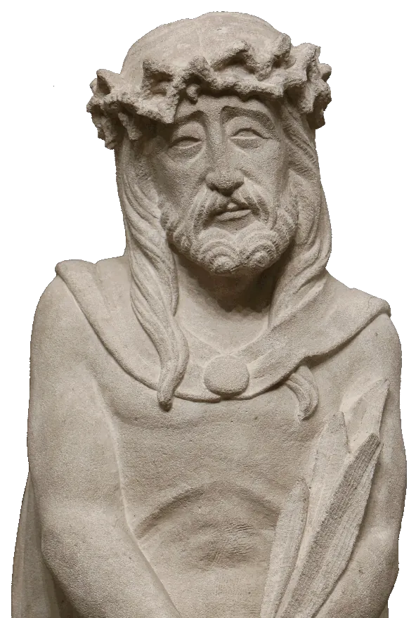 Statue du Christ-Roi au roseau, image d’en-tête du site